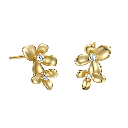 Aretes Flor de Gardenia