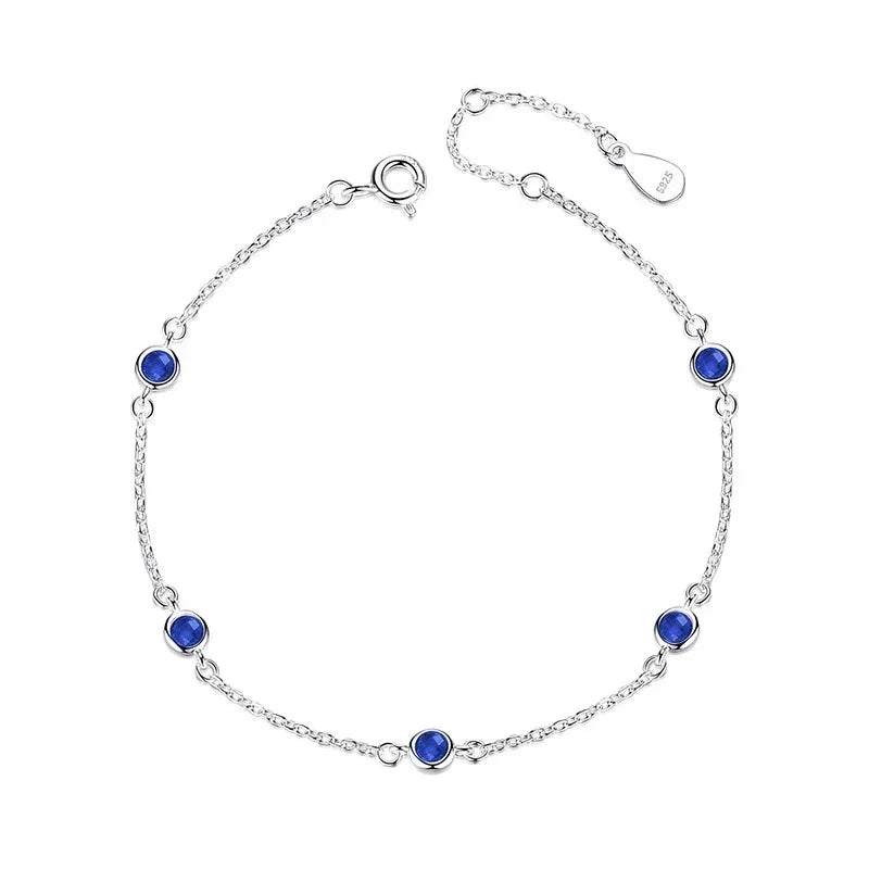 Pulsera con Zirconias Redondas