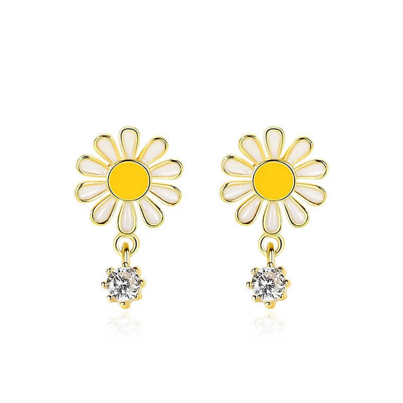 Aretes Margarita con Zirconias