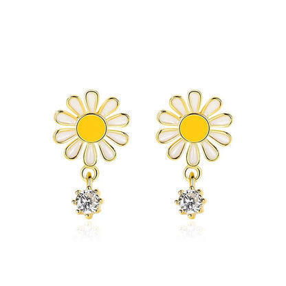 Aretes Margarita con Zirconias