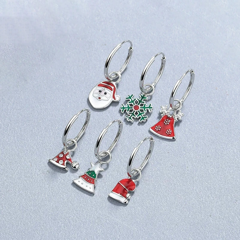 Aretes Navideños en Varios Diseños