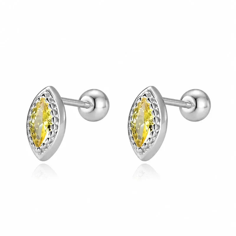 Aretes Zirconia Corte Marquesa