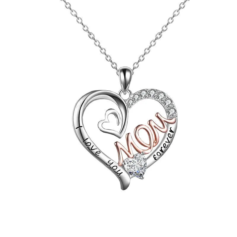 Collar Corazón Mom