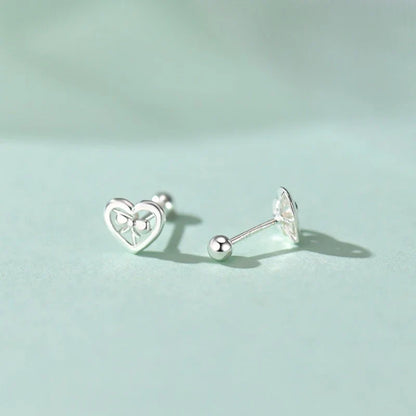 Aretes Moño Corazón