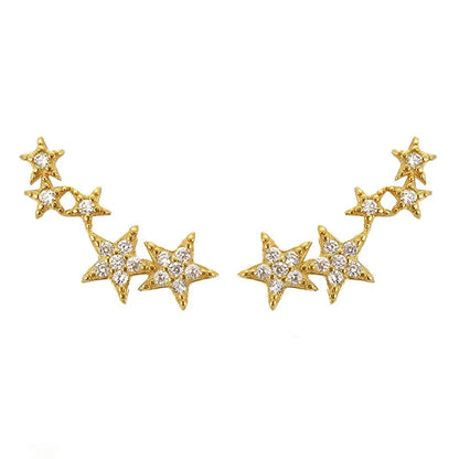 Aretes Estrella con Zirconias