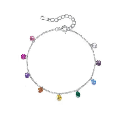 Pulsera con Zirconias de Colores