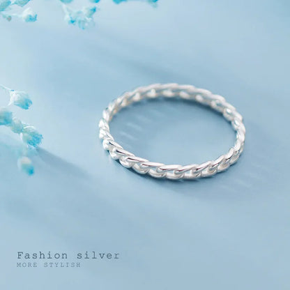 Anillo Cadena Torzal