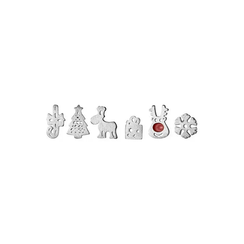 Juego de Aretes Navideños