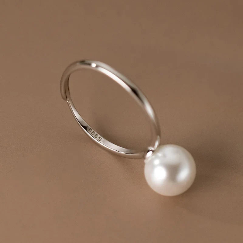 Anillo Abierto con Perla