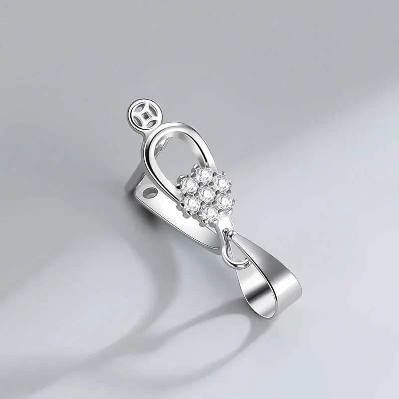 Pinza Floral Calada para Dijes