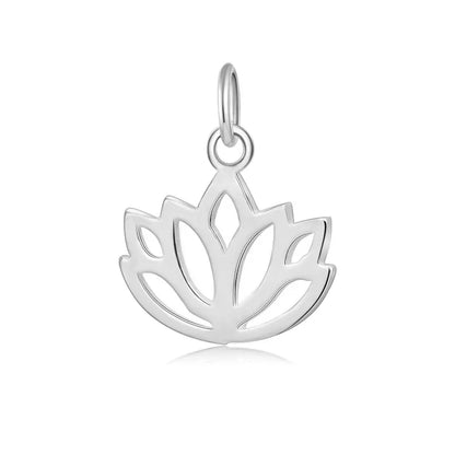 Dije Flor de Loto Calada