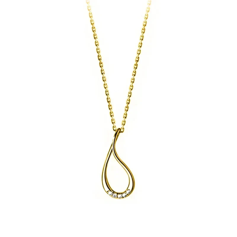 Collar Gargantilla Gota con Zirconias