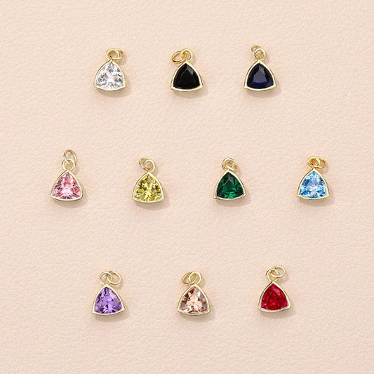 Dije Gota con Zirconia de Color