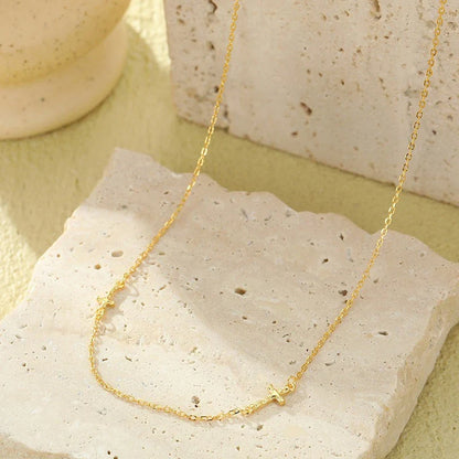 Collar en Capas con Cruz