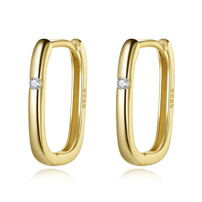 Arracadas con Zirconia Cuadrada