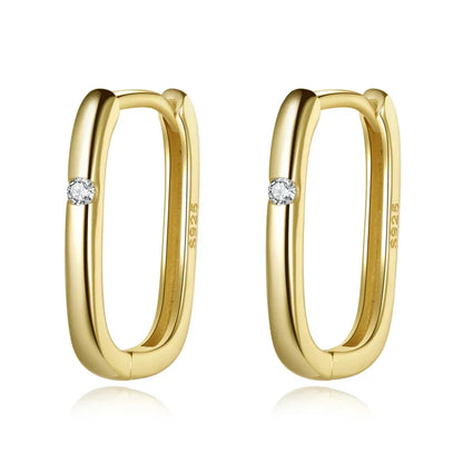 Arracadas con Zirconia Cuadrada