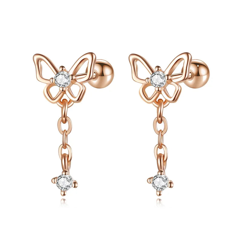 Aretes Mariposa Elegante