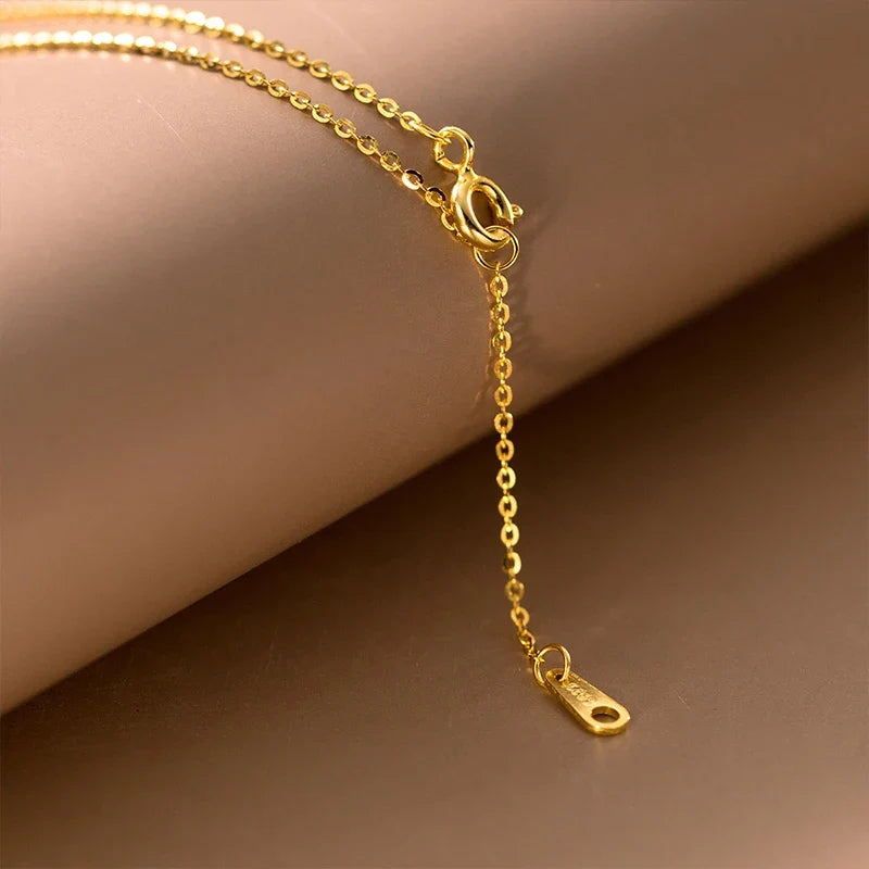 Collar Corazón Calado con Zirconias