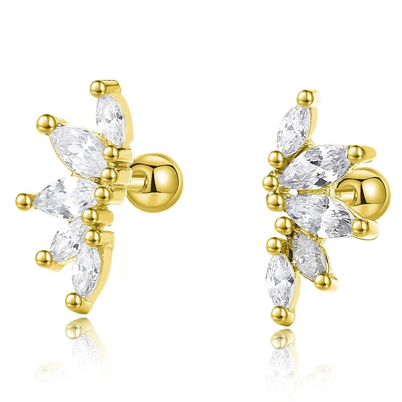 Aretes con Zirconia Corte Marquesa