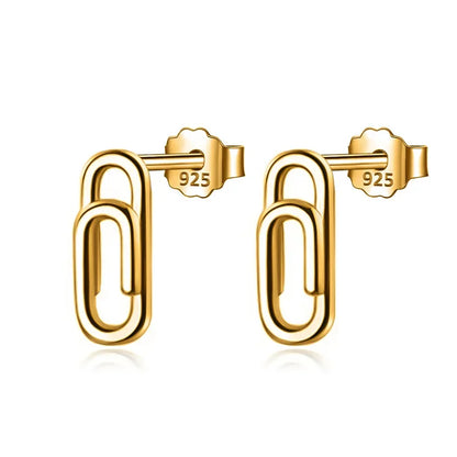 Aretes Mini Eslabón Clip