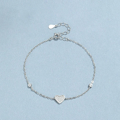 Pulsera Corazón con Zirconias
