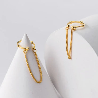 Ear cuff con Cadena