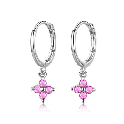 Arracadas con Zirconia en Seis Colores