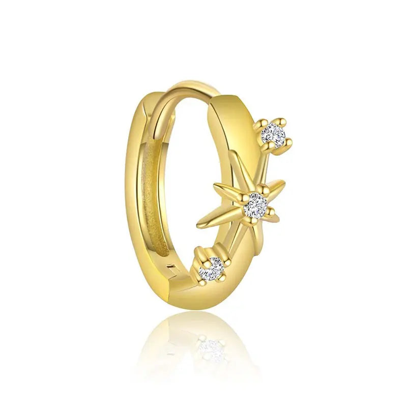 Aretes Estrella de Ocho Puntas