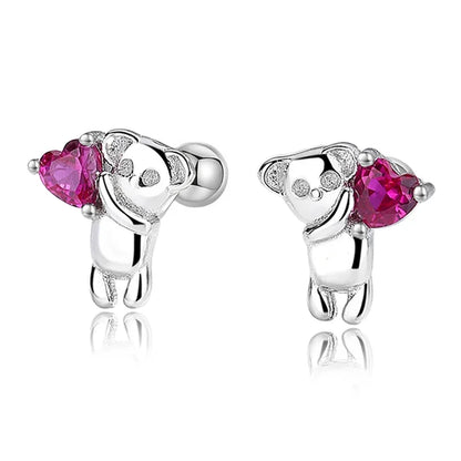 Aretes Perrito y Osito