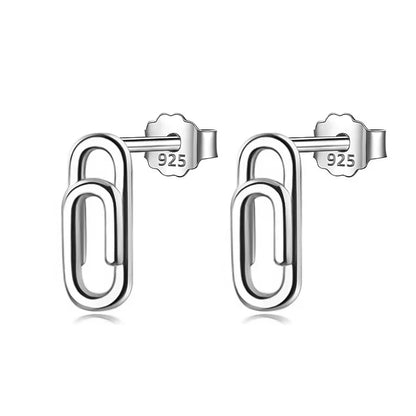 Aretes Mini Eslabón Clip