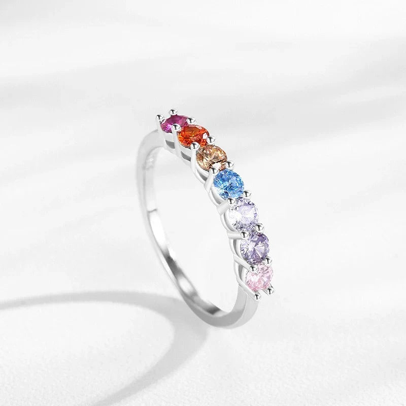Anillo Zirconia Redonda