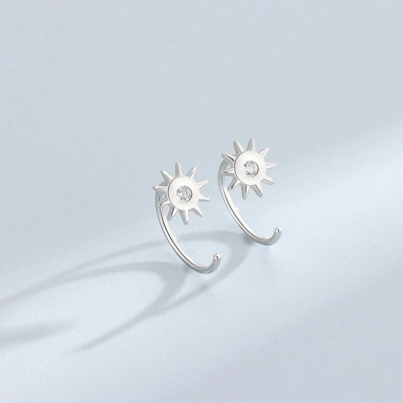 Aretes Sol con Zirconia