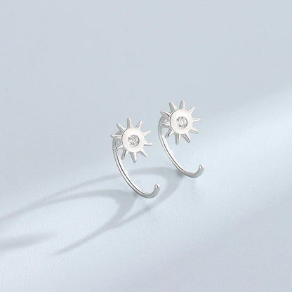 Aretes Sol con Zirconia