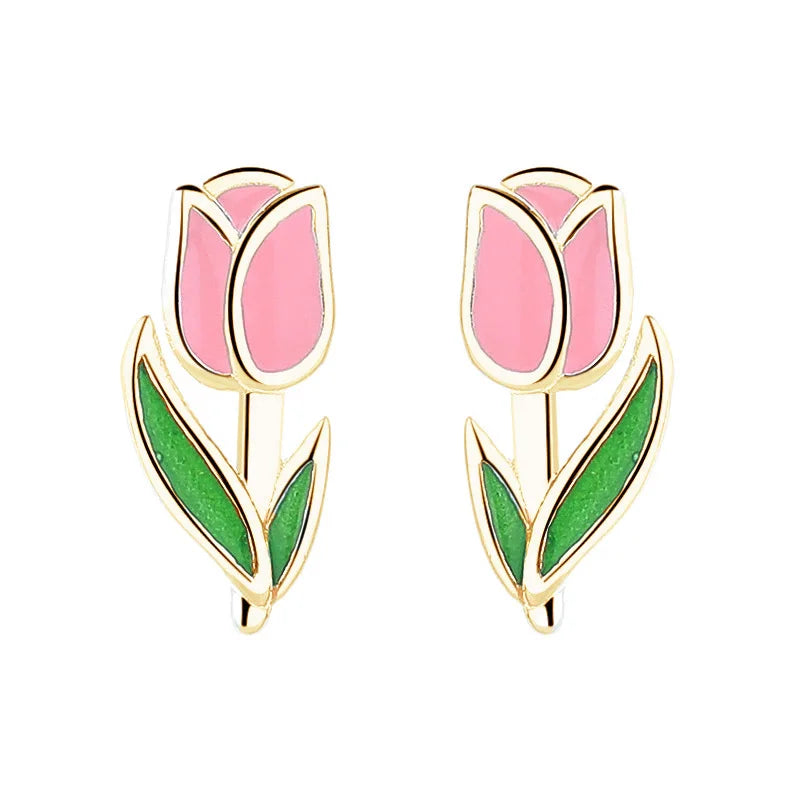 Aretes Tulipán Delicado