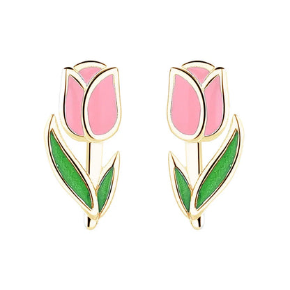 Aretes Tulipán Delicado