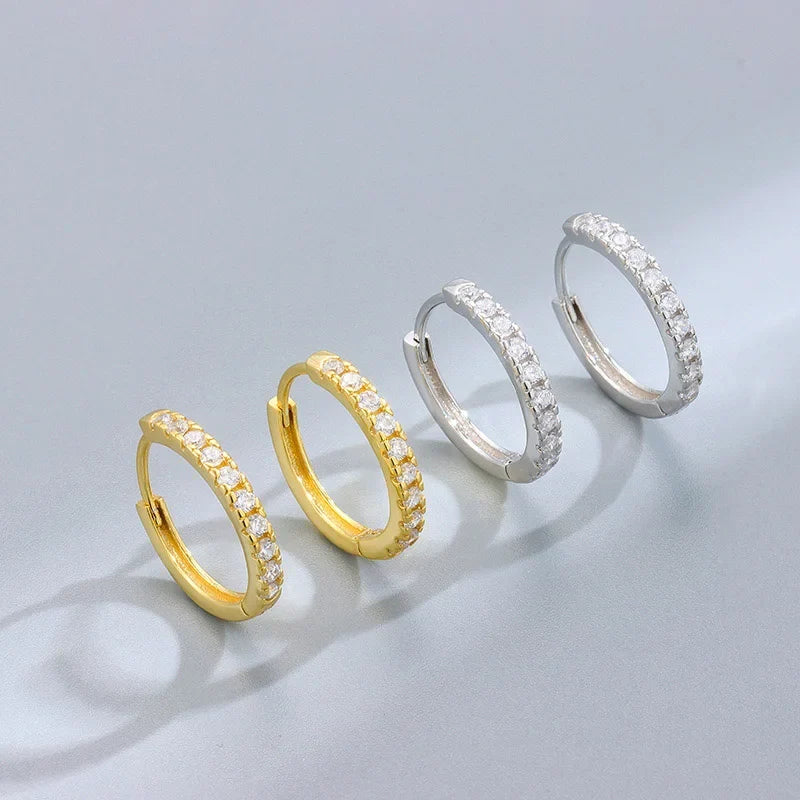 Arracadas Redondas con Zirconias