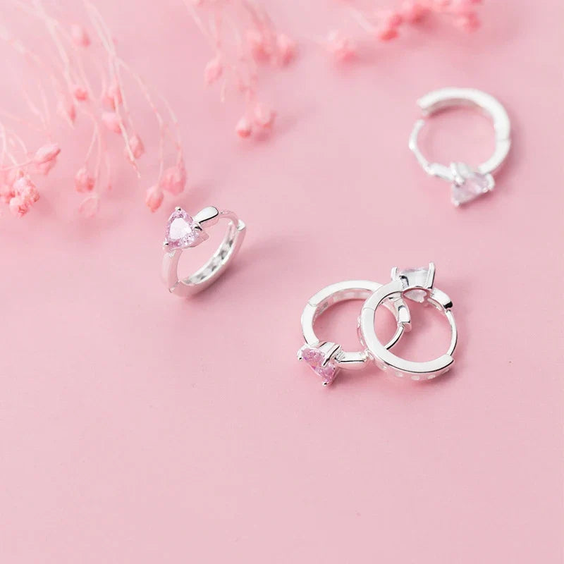 Ear Cuff Corazón con Zirconias