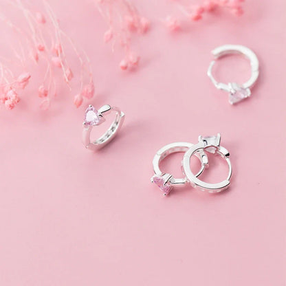 Ear Cuff Corazón con Zirconias