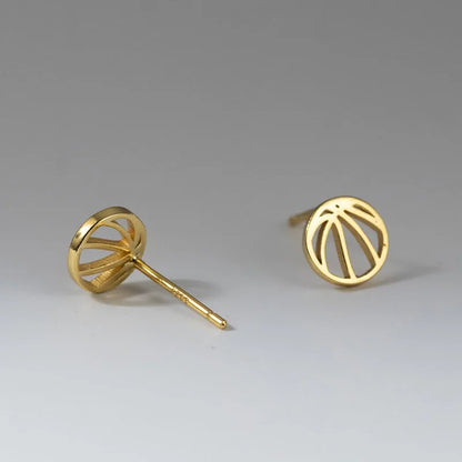 Aretes Balón de Básquetbol Calado