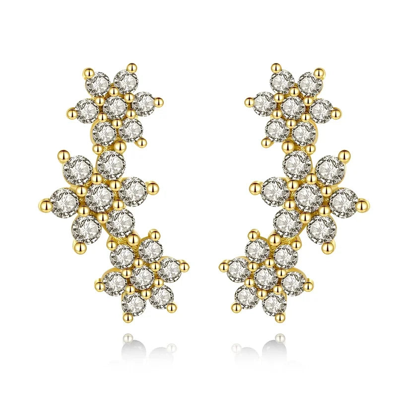 Aretes con Zirconia Negra o Blanca