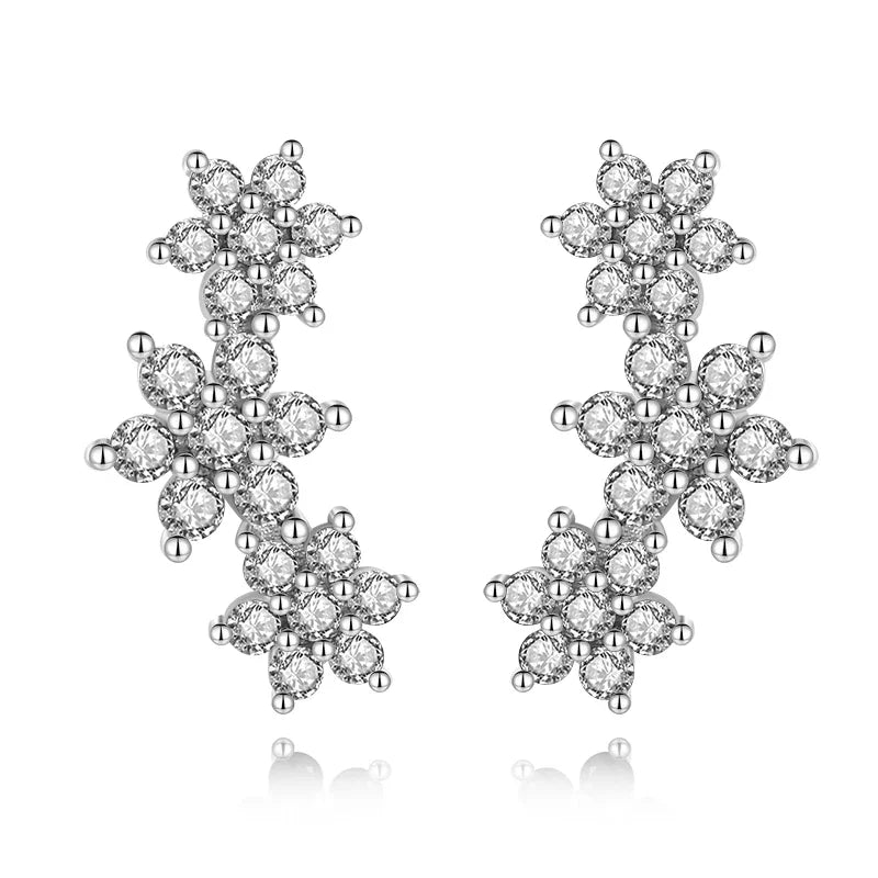 Aretes con Zirconia Negra o Blanca
