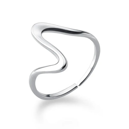 Anillo Coctel Serpiente Ondulada