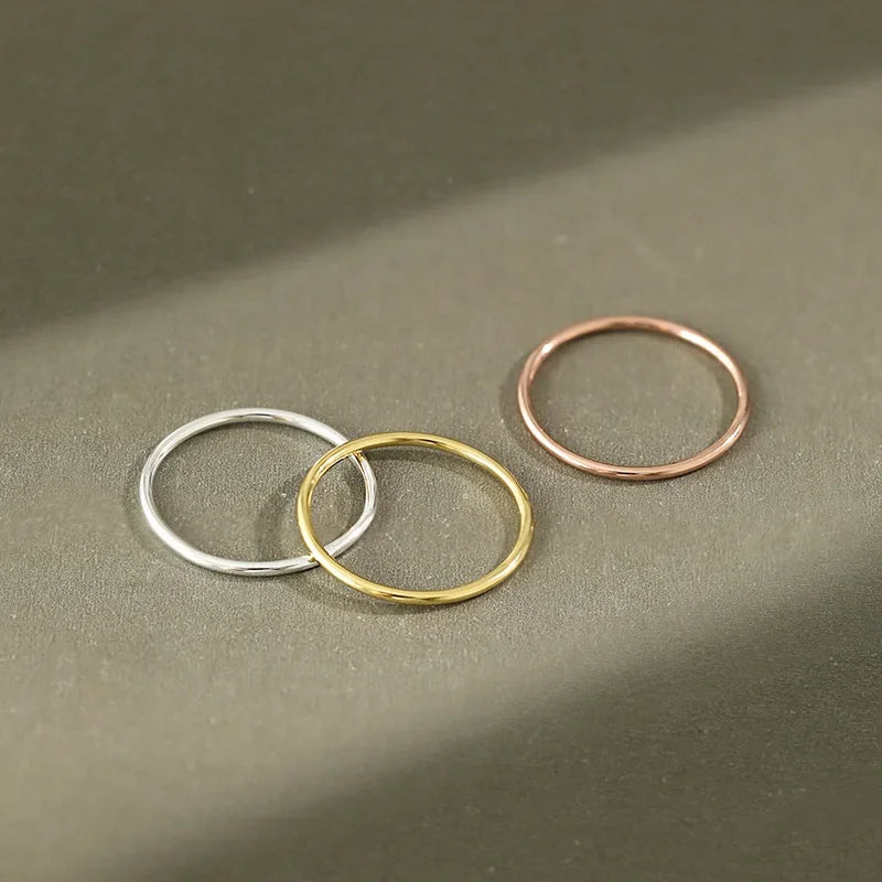 Anillo Líneas Lisas
