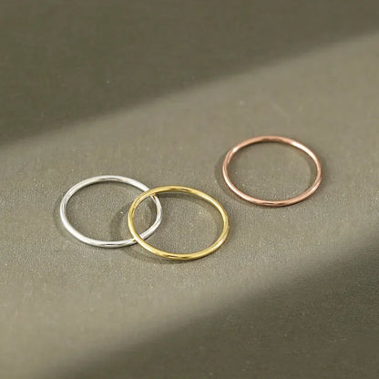Anillo Líneas Lisas