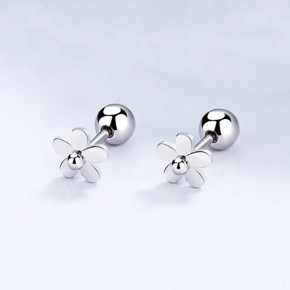 Aretes Flor con Esferas