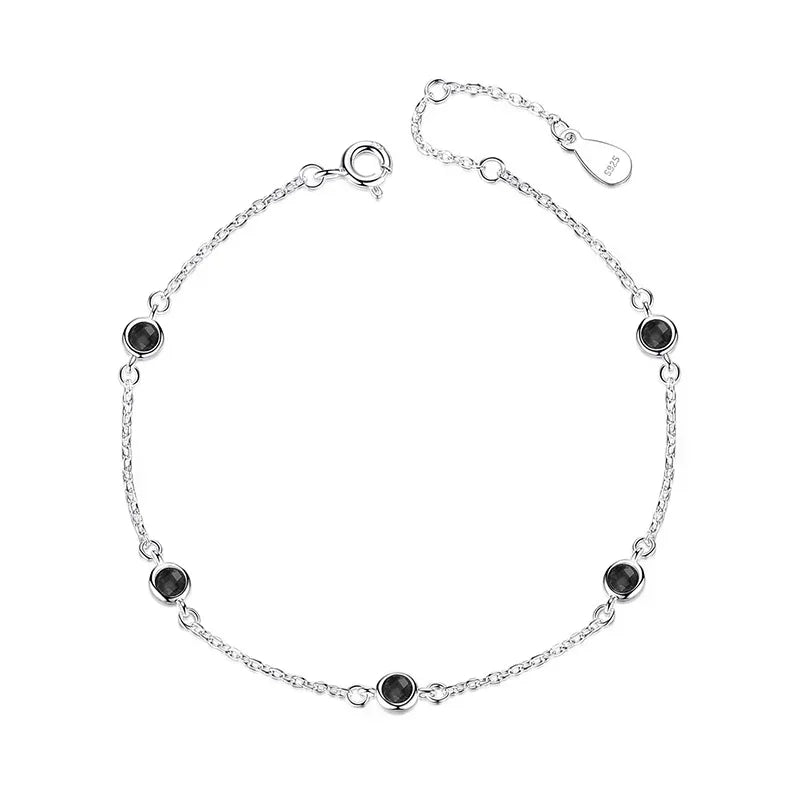 Pulsera con Zirconias Redondas