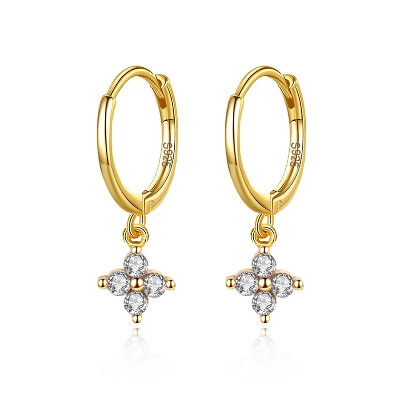 Arracadas con Zirconia en Seis Colores