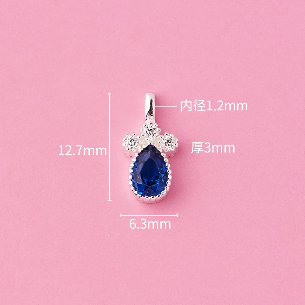 Dije Gota de Agua con Zirconia