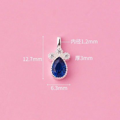 Dije Gota de Agua con Zirconia