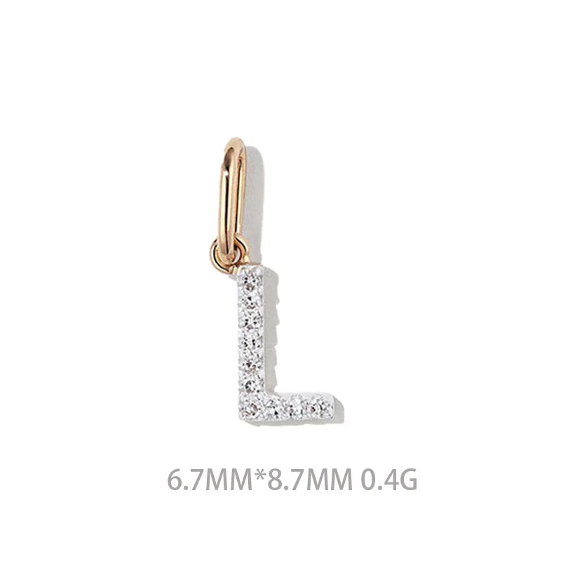 Dije Inicial con Zirconias